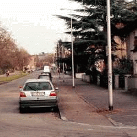 Anderer rechter Radweg