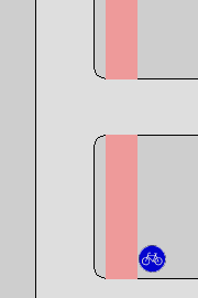 Radweg-Fortsetzung ohne Benutzungspflicht