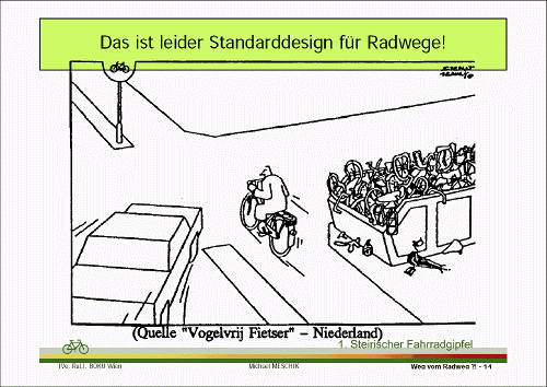 Für Radfahrer normal